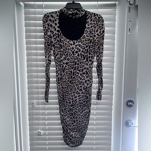 Guess Cheetah Print Dress - Small